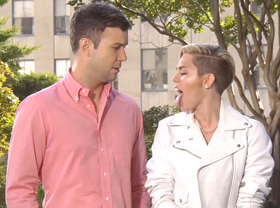 Miley Cyrus, Taran Killam, SNL Miley Cyrus, Taran Killam, SNL